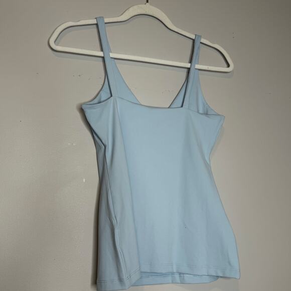 Susana Monaco Blue Hydrangea V-Neck Stretch Tank Top NWT Women’s Size Small - Picture 4 of 8